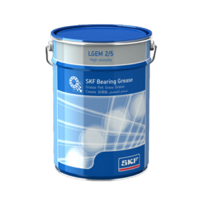 SKF LGEM 2 High Viscosity Bearing Grease With Solid Lubricants - 5Kg